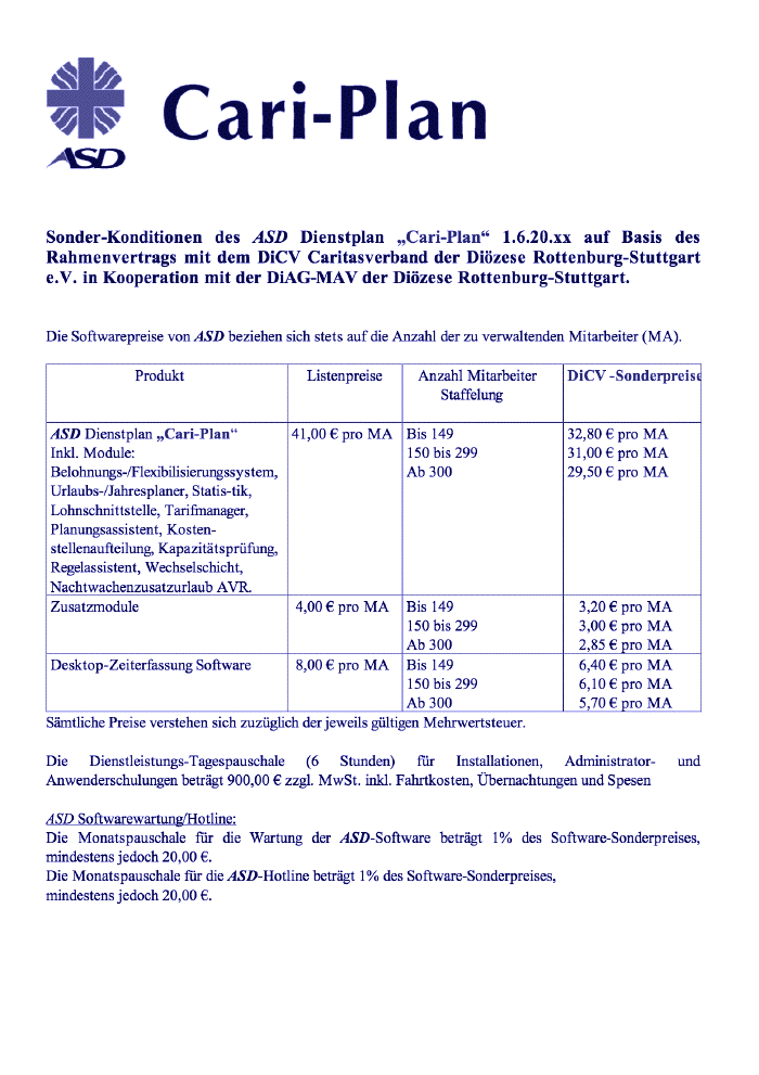 cariplan-sonderpreisliste